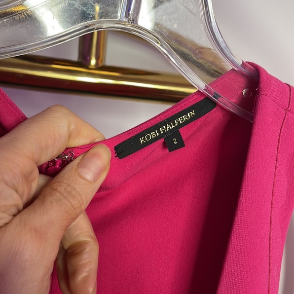 Kobi Halperin | Michaela Scalloped Fit-&-Flare Dress - Picture 13 of 13